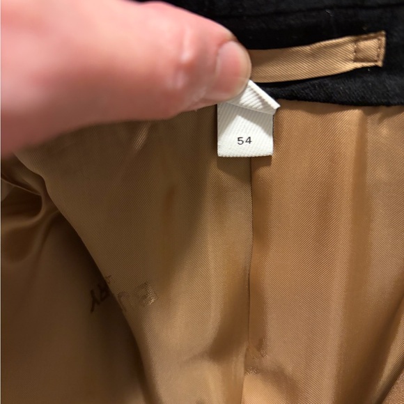 Burberry Mens Modern Black Tuxedo /Cocktail Jacket with White Details - Picture 8 of 10